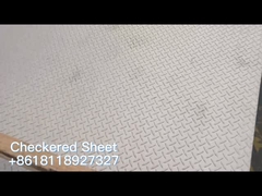 Plat à carreaux de relief d'acier inoxydable 4 x 8 pieds SUS304 SUS201 SUS202 pour le toit